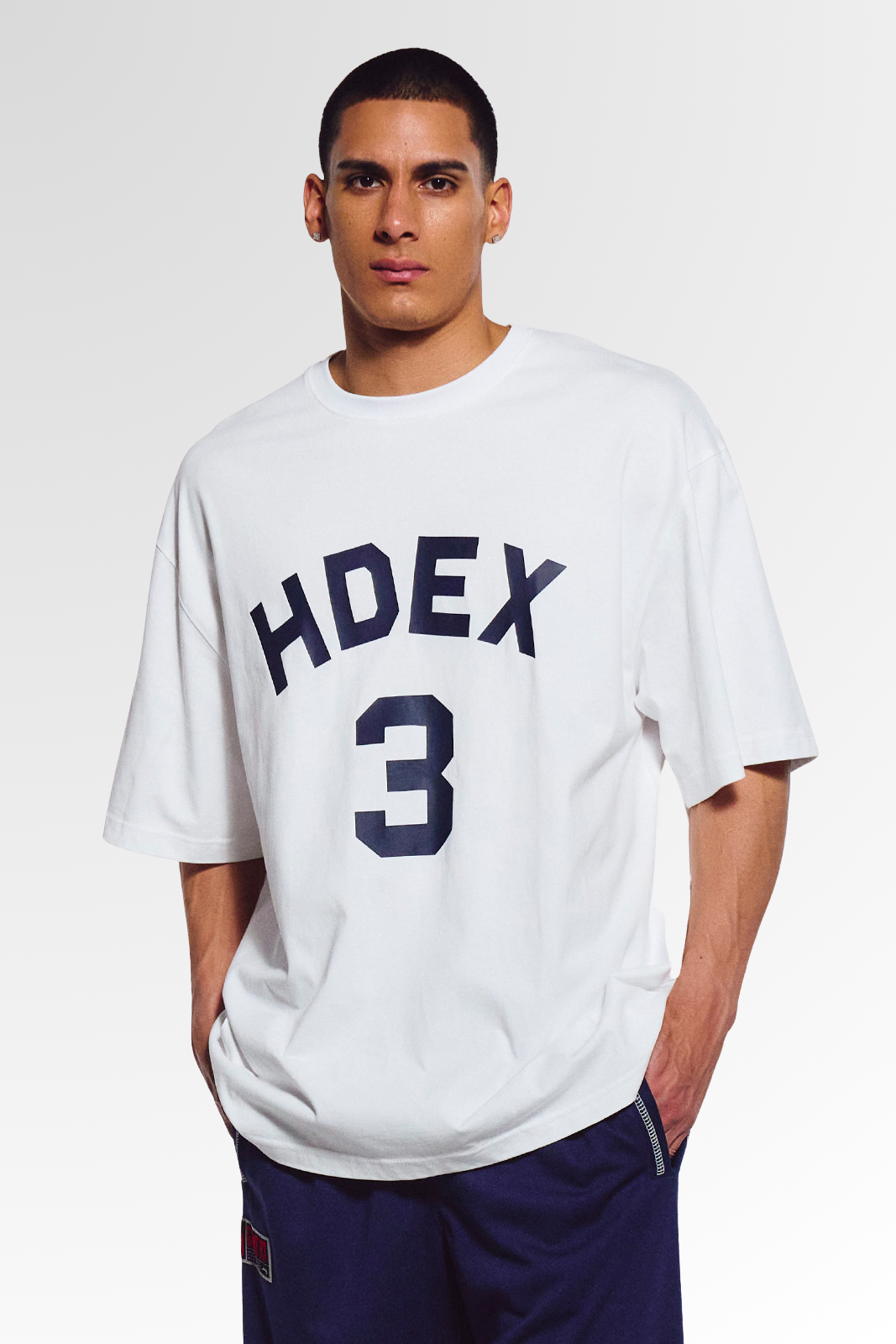 3 Edition Overfit Short Sleeve White