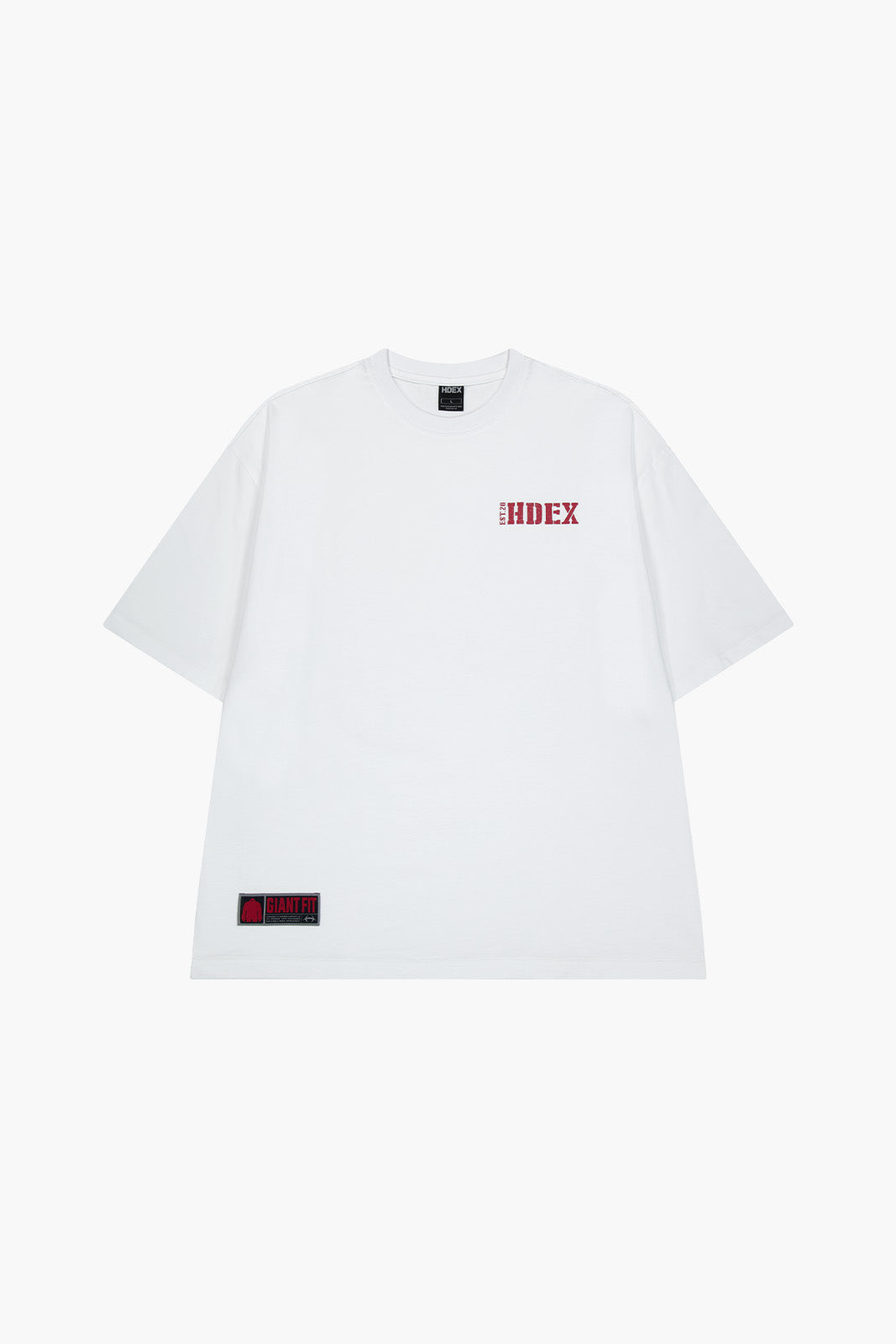 HDEX Core Small Logo Giant Fit Short Sleeve White