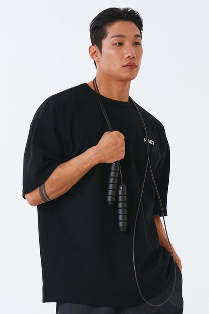 HDEX Main Small Logo Over Fit Short Sleeve Black
