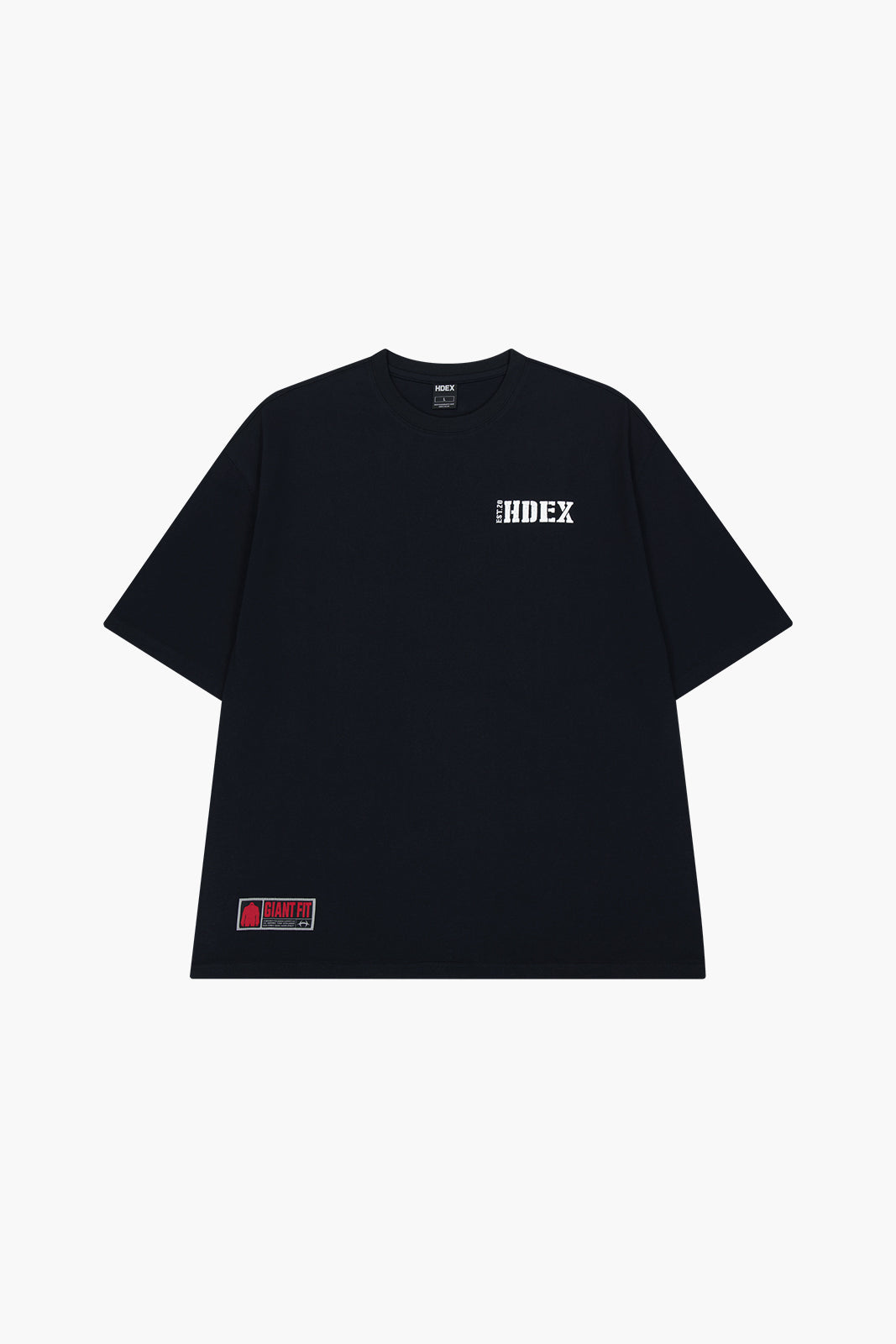 HDEX Core Small Logo Giant Fit Short Sleeve Black