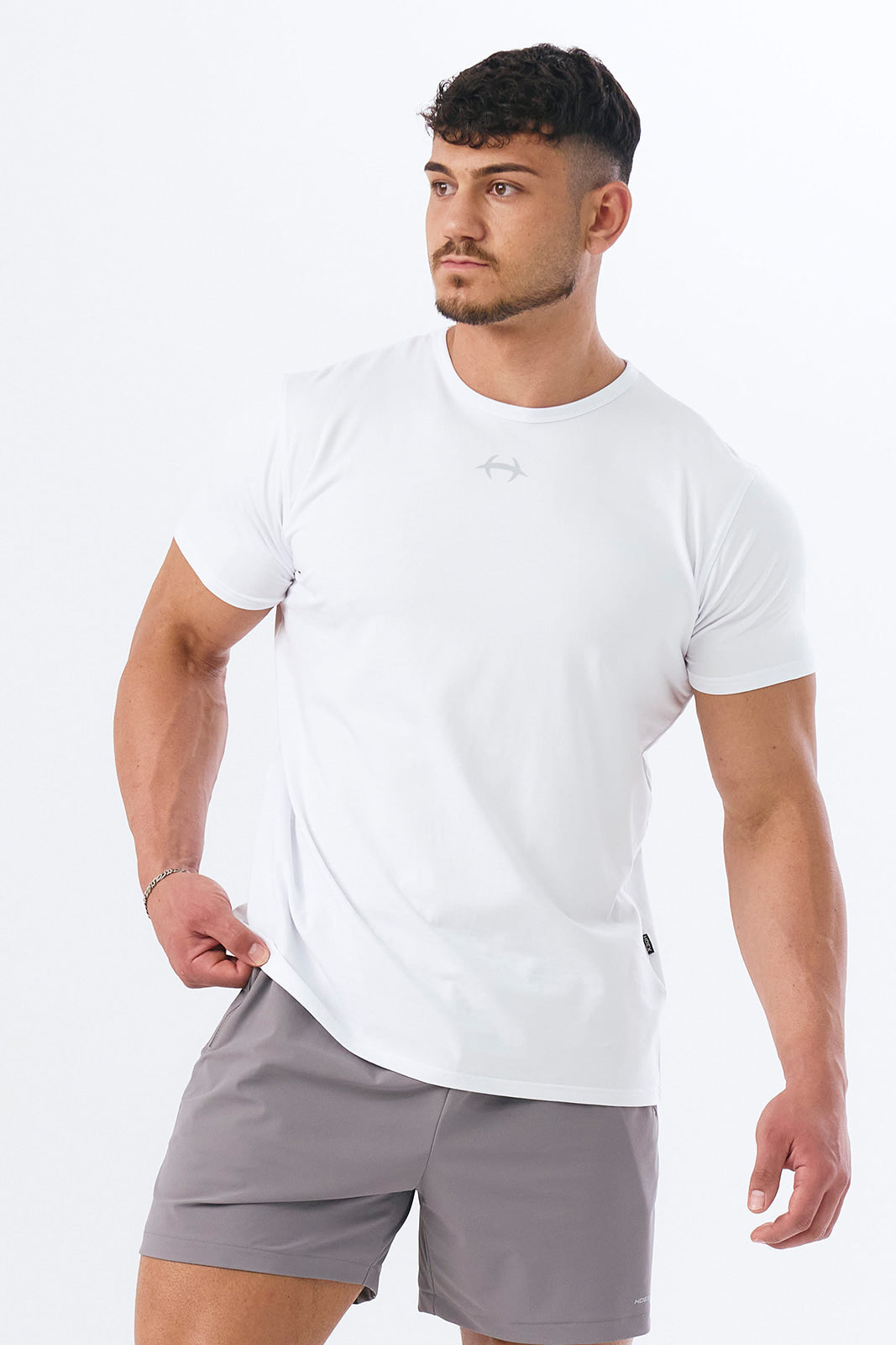 HDEX Symbol Air Muscle Fit Short Sleeve White