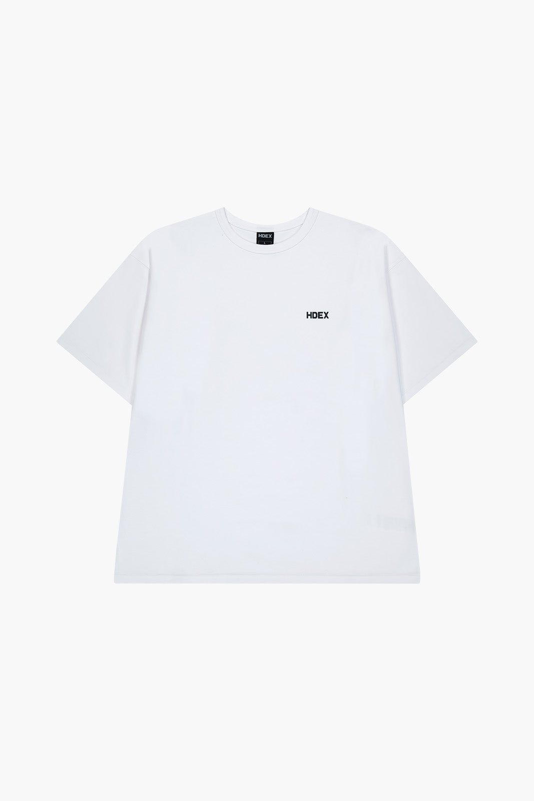 HDEX Main Small Logo over Fit Short Sleeve White